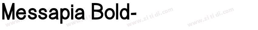 Messapia Bold字体转换